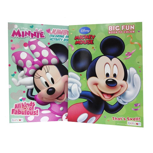 coloring book mickey minnie -- 36 per case