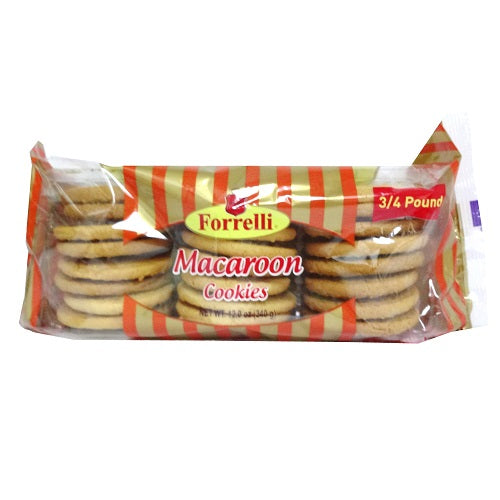 forrelli wire cut cookies macaroon 12oz -- 12 per case