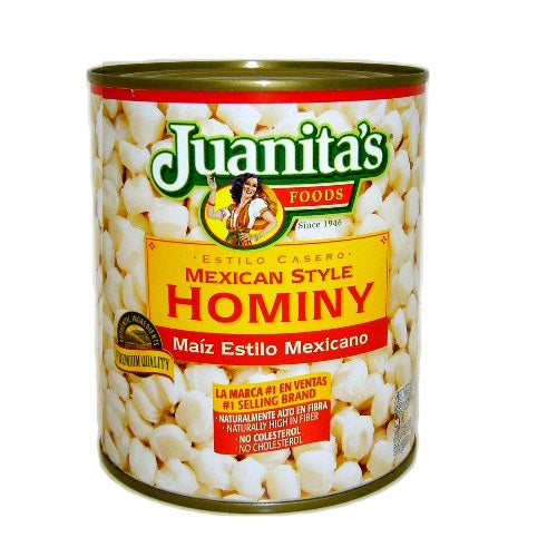 juanitas hominy 25oz mexican style -- 12 per case