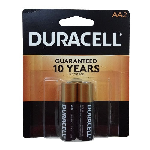 duracell aa 2pk batteries -- 14 per box