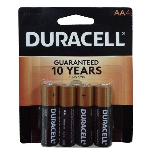 duracell aa 4pk batteries -- 14 per box