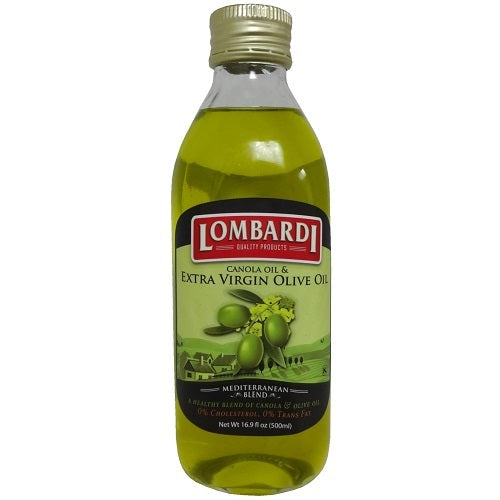 lombardi canola e.v olive oil 16.9oz -- 12 per case