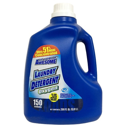 awesome liq detergent oxygen h.e 200oz -- 3 per case