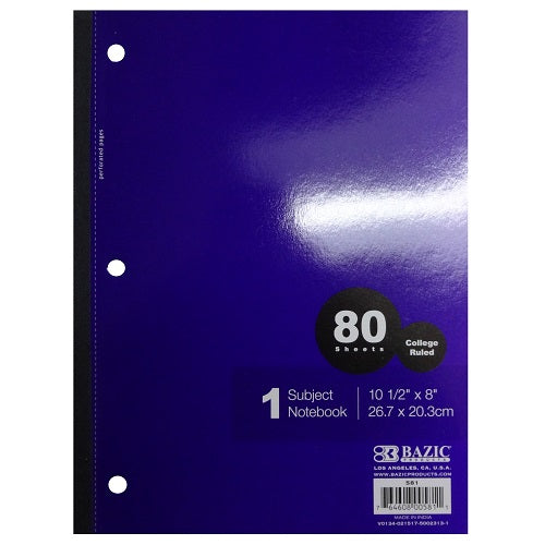 notebook 1 subj 80ct c-r wireless asst -- 24 per case