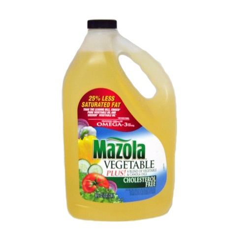 mazola 96oz vegetable oil plus -- 6 per case