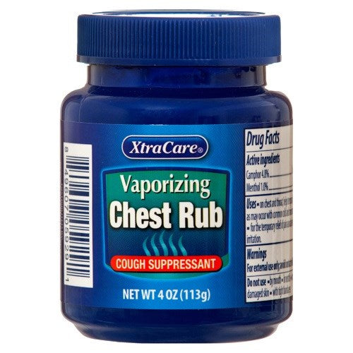 xtra care vaporizing chest rub 4oz -- 24 per case