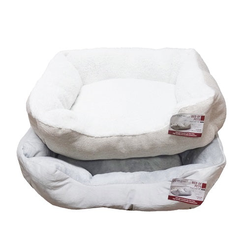 pet bed square 22x18x6 asst clrs -- 20 per case