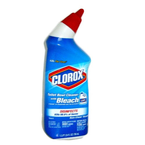 clorox toilet bowl cleaner w- bleach 24oz -- 12 per case