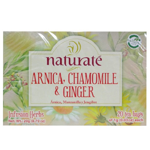 naturate herbal tea 20ct arnica- chamomil -- 24 per case