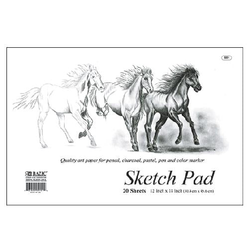 sketch pad 18 x 12 20ct -- 48 per case