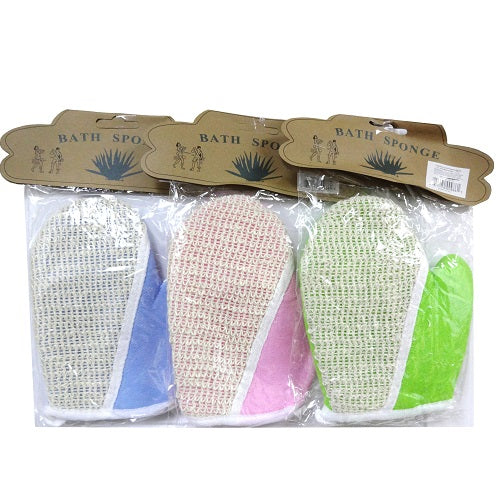 bath glove asst clrs -- 10 per box