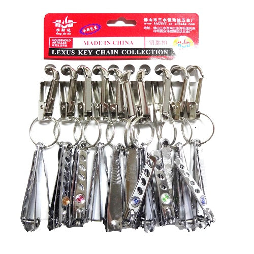 lexus key chain w- nail clippers -- 12 per box