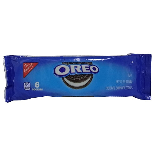 nabisco oreo cookies 6ct 2.4oz -- 30 per case