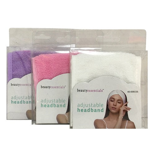 adjustable headband asst clrs -- 24 per case