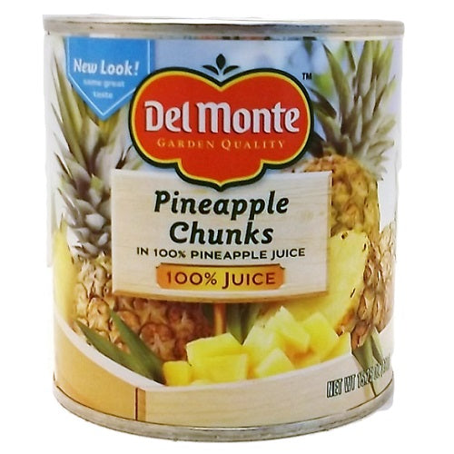 del monte pineapple chunks 15.25oz -- 12 per case