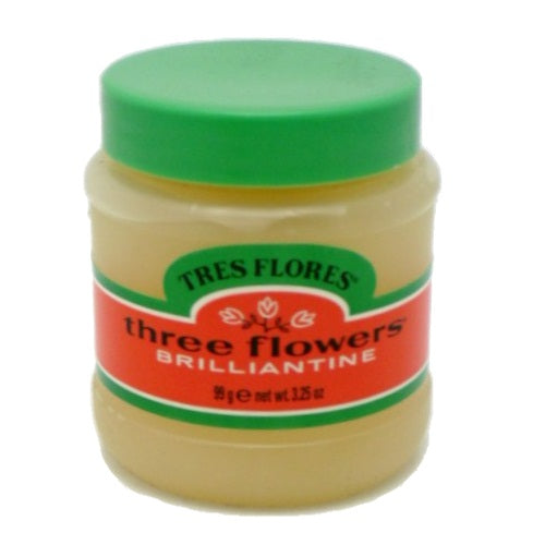 tres flores solid brilliantine 3.25oz -- 12 per case