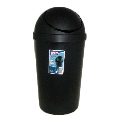 sterilite wastebasket 12qt black rnd -- 6 per case