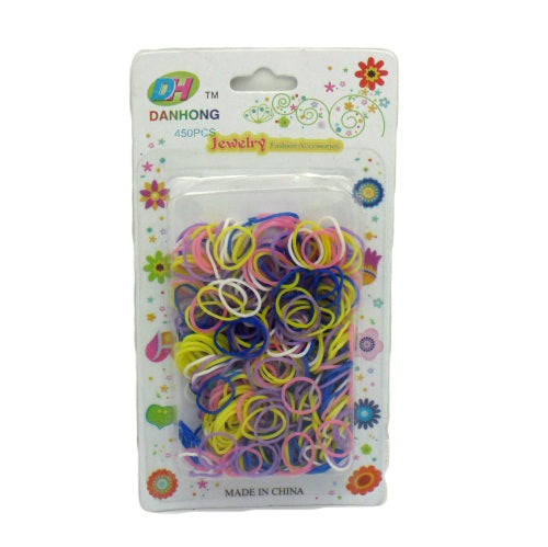 hair rubber bands asst clrs -- 12 per box