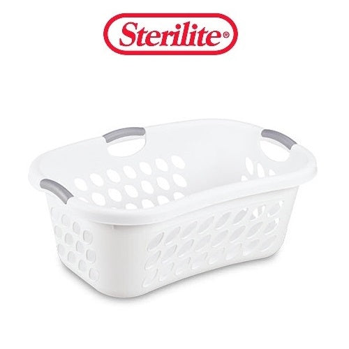 sterilite laundry basket 1.25 bushell wh -- 6 per case