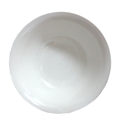 bowl ceramic 8in white -- 48 per case