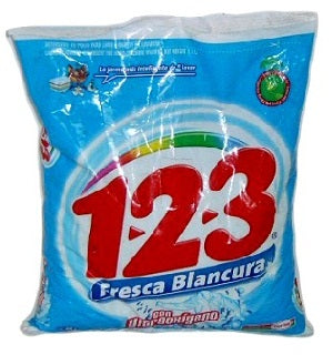 1-2-3 detergent 500g frsc blancura -- 18 per case