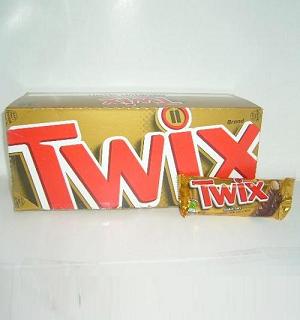 twix choc caramel cookie bars 1.79oz -- 36 per box