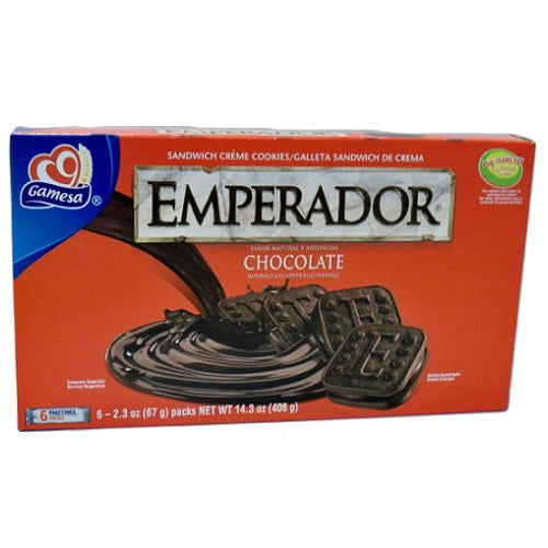 gamesa emperador choc creme 14.3oz -- 12 per case