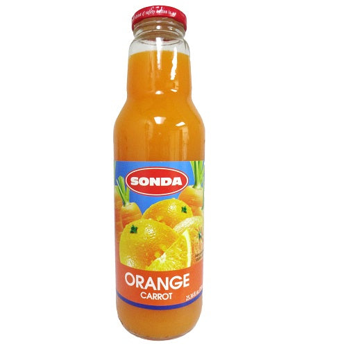 sonda juice 25.36oz orange carrot -- 8 per case