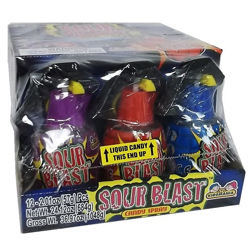 sour blast candy spray 2.01oz asst flvrs -- 12 per box