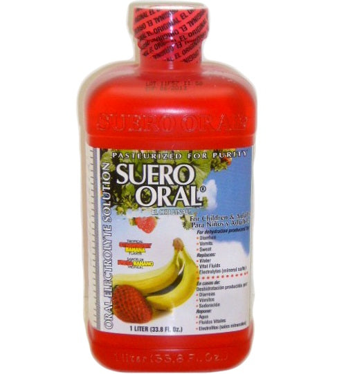 oral electrolyte straw- banana 1 ltr -- 8 per case