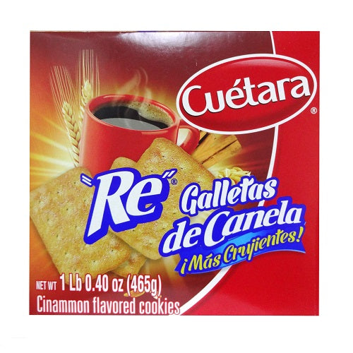 cuetara re de canela cookies 16.4oz box -- 12 per case