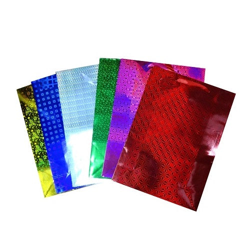 gift bags hologram lg asst clrs -- 12 per box