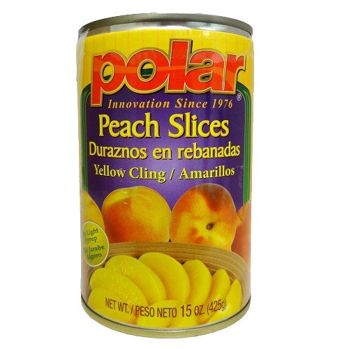 polar peach slices 15oz lght syrup -- 12 per case