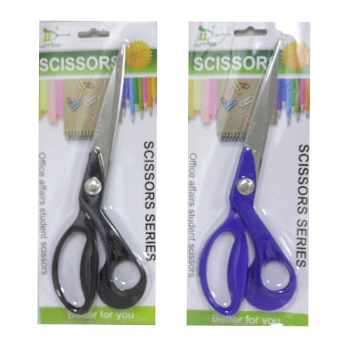 scissors 9.5 xl asst clrs -- 12 per box