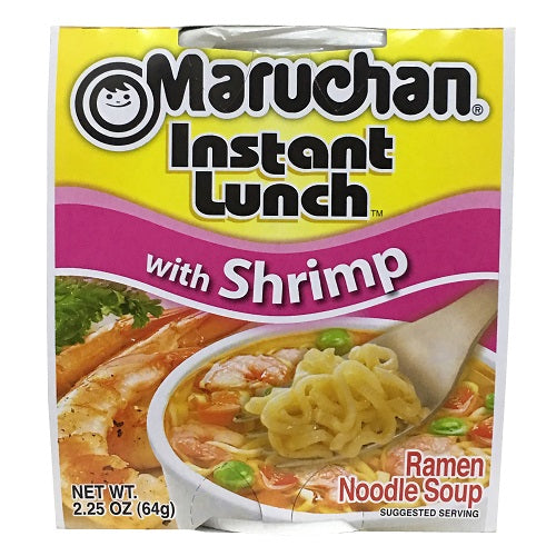 maruchan cup shrimp 2.25oz -- 12 per case