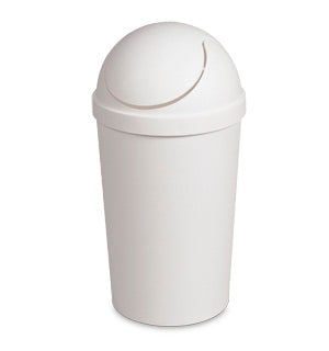 sterilite wastebasket 12qt white rnd -- 6 per case