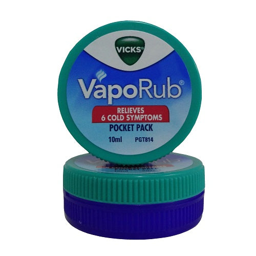 vicks vapo rub 10ml pocket pack -- 12 per case