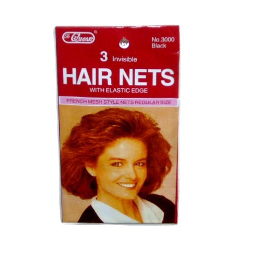 hair net 3pk invisible -- 12 per box