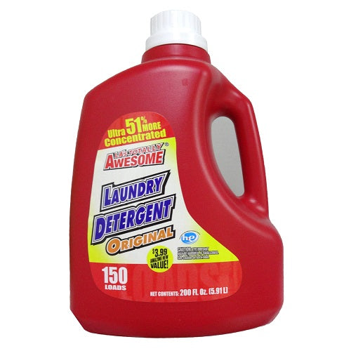 awesome liq detergent h.e 200oz original -- 3 per case