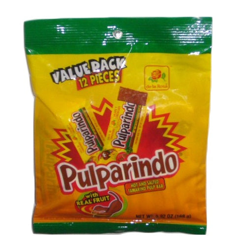 pulparindo w- real fruit 12pc 5.92oz -- 24 per case