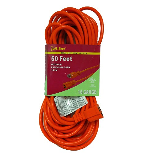 tuff bros outdoor extension cord 50ft -- 4 per box