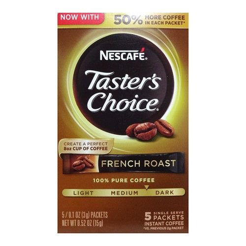 nescafe tasters choice 5ct french roast -- 12 per case