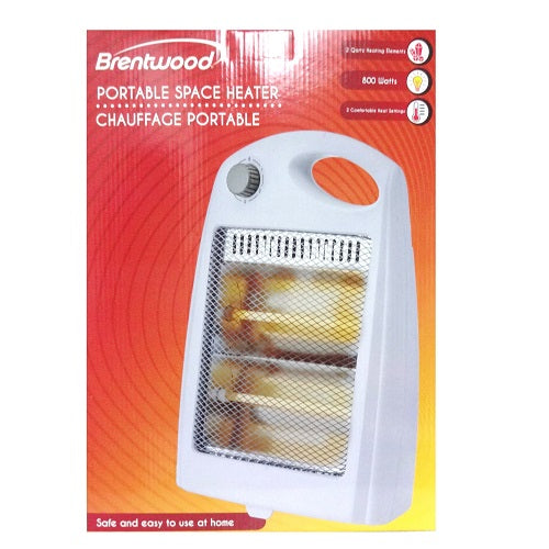 brentwood portable heater 800 wtts -- 6 per case