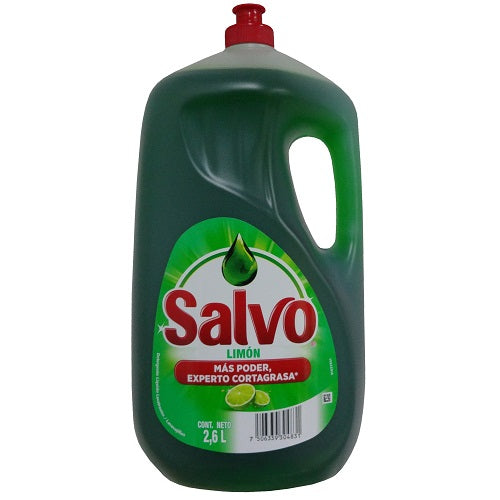 salvo dish liq 2.6 ltr limon -- 6 per case