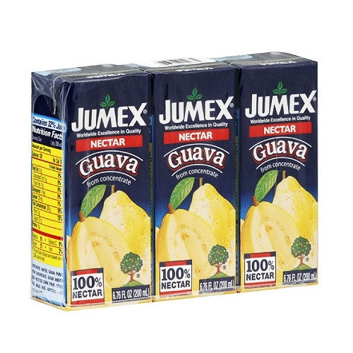 jumex mini brick 3pk guava 6.76oz -- 8 per case