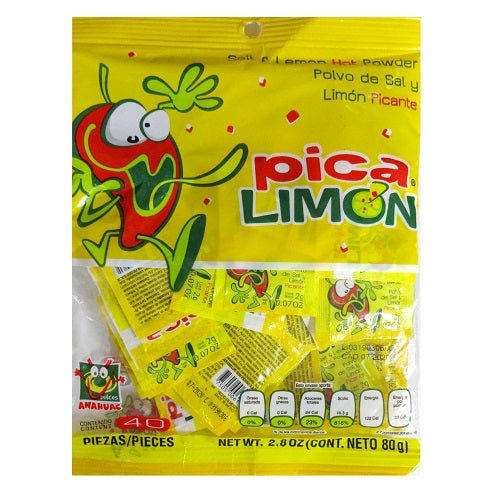 limon pica 40ct salt lemon hot powder -- 24 per case