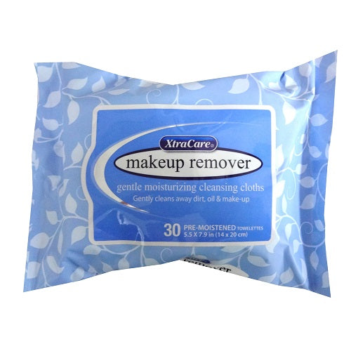 xtra care make- up remover wipes 30ct -- 24 per case