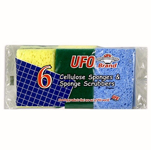 ufo cellulose spng spng scrbrs 6pk -- 48 per case