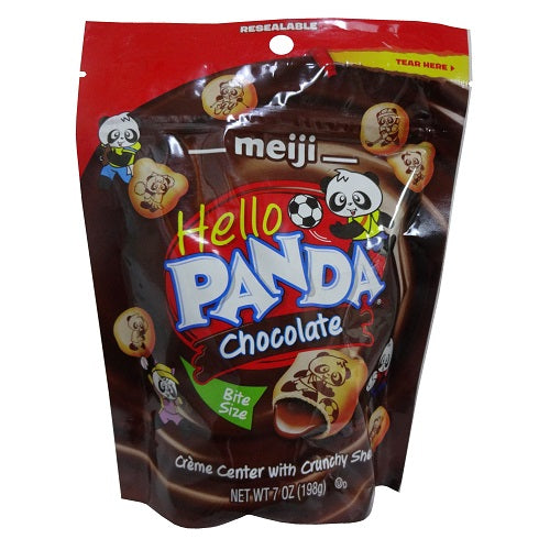 hello panda 7oz pouch choc fld cookies -- 6 per case