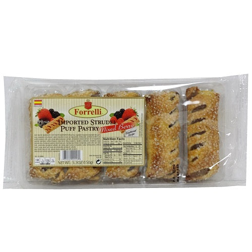 forrelli mxd berry strudel 5.3oz puff pa -- 20 per case